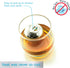 Soireehome Tilt Twin Beverage Chilling Balls, Whiskey Stone Spheres - Set of Two with Garnishing Sticks & Stands, Perfect for Wine, Whiskey and Co...