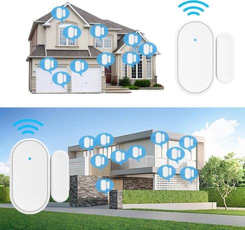 Door/Window Contact Sensor,Protection Entry Sensor,Compatible with TUGARD Security Alarm System Base Station,Door/Window Sensor…...