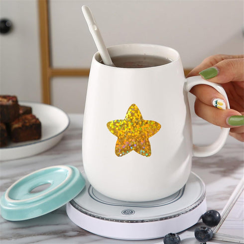 Sparkly Foil Small Star Stickers 500Pcs Gold Star Stickers 1" Diameter for Kids Reward, Arts and Crafts and Homeschool Teacher Supplies Planner an...