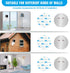 4 Pack Indoor Wall Mount for Yi Home Security Camera, No Punching, Extremely Simple Installation (Camera is NOT Included)...