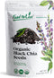 Food to Live - Organic Black Chia Seeds, 8 Ounces Non-GMO, Whole, Sproutable, Vegan, Kosher, Keto, Sirtfood, Bulk. Rich in Essential Fatty Acids, ...