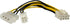 StarTech.com 6 Inch 4 Pin to 8 Pin EPS Power Adapter with LP4 - F/M - ATX to EPS Power Adapter (EPS48ADAP), Black...