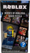 Roblox Deluxe Mystery Pack Action Figure Series 1 - Includes Exclusive Virtual Item (Choose Figure) (Taser Tessla)...