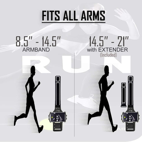 Universal Samsung Armband (Samsung Galaxy S25/S24/S23/S22/S21/S20/S10/A/J/Plus). Running Phone Holder...