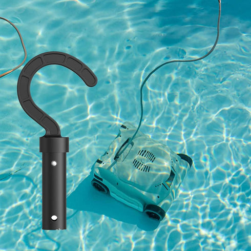 Hook for Robotic Pool Cleaner, Pool Hook for Poles, Pool Accessories Hook Customized for Pool Vacuum Robot Including Cordless, above Ground and Un...