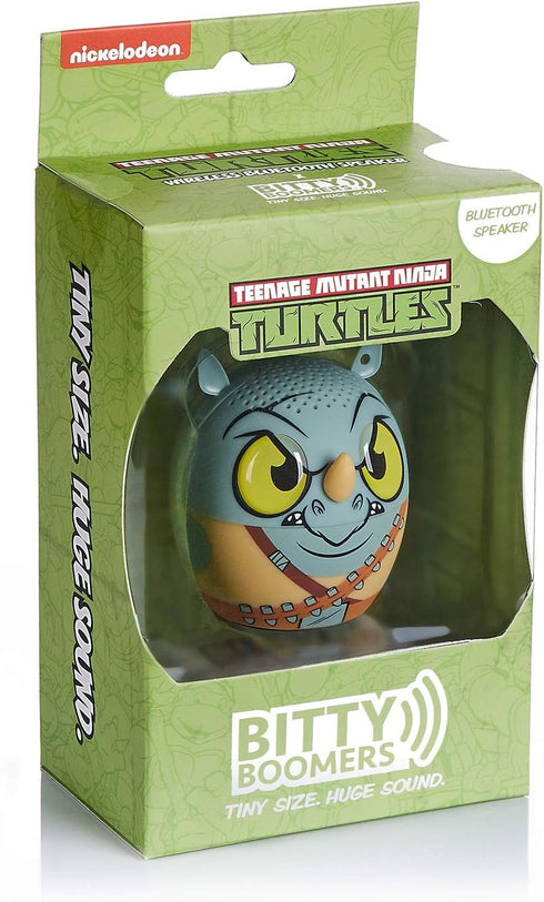 Bitty Boomers Nickelodeon: Teenage Mutant Ninja Turtles - Rocksteady - Mini Bluetooth Speaker...
