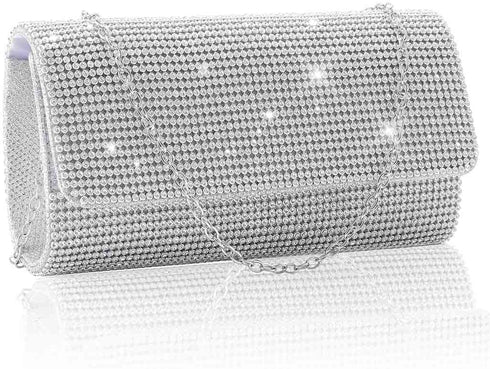 Yokawe Women's Bling Crystals Evening Clutch Bag Sparkly Rhinestone Purse Crossbody Bags Wedding Prom Party Handbags...