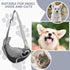 Small Dog Sling Carrier, Mesh Adjustable Pet Sling Carrier Zipper Pocket Breathable Hand Free for Small Medium Dogs Cats Outdoor Travel (up to 5 p...