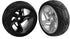 Mxfans RC 12mm Hux Wheel Rims & Rubber Tires for RC 1:10 On Road Drift Car Pack of 4...