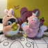 2Pcs Cute Plush keychains kawaii keychain small stuffed animals,Penguin keychain,cute keychains for backpacks,kawaii animals. (F)...