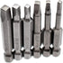1/4-Inch Shank Magnetic Square Head Screwdriver Bits Power Tools SQ1 SQ2 SQ2.74 SQ3 SQ4 SQ5 50mm/2 Inch Length(1Set)...