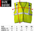 Coast SV300 Rechargeable Lighted High Visibility Safety Vest, Dual Mode, Zip Front, 2 Pockets, 2 Mic Tabs, Meets ANSI/ISEA Standards, 360 Visibili...
