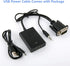 VGA to HDMI Adapter for Connecting Traditional VGA Interface Laptop, PC to HDMI Monitor or Projector, 1080P VGA Male to HDMI Female Converter with...