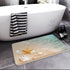 Britimes Bath Mat for Bathroom, Beach Starfish Sea Shell Washable Cover Floor Rug Carpets Floor Mat Bathroom Decorations 18x30 Inches for Kitchen ...
