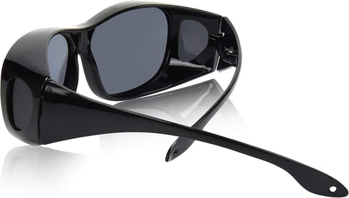 SunnyPro Fitover Sunglasses Polarized Lens Cover Wear Over Prescription Glasses...