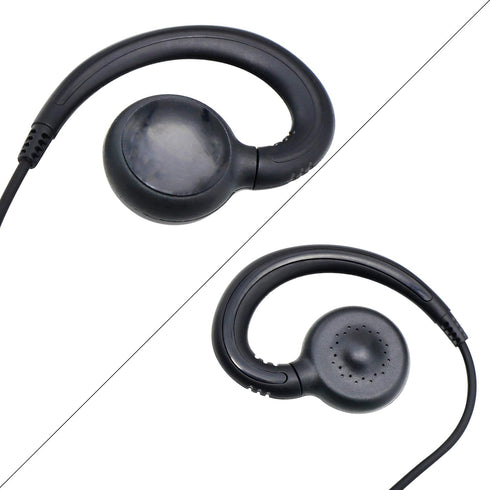 Earpiece for Motorola Radio Single Wire Walkie Talkie Swivel Earpiece Headset with Mic PTT for Motorola Two Way Radios CP88 CP100 CP200D CLS1110 C...
