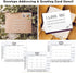 Straight Line Stencil Templates and Envelope Addressing Guide Stencil Set of 6,Line Drawing Stencil Lettering Guide,College Ruled 9/32" and 0.35" ...