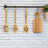 GLOBLELAND 6Pcs Magic Divination Bamboo Cooking Utensils Wooden Engraved Cooking Spoons Set Carving Kitchen Bamboo Spatula Set Wood Cooking Spoon ...
