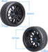 4PCS 1/10 RC On-Road Tires & Wheels 12mm Hex Preglued for Tamiya HSP HPI RC Racing Car...