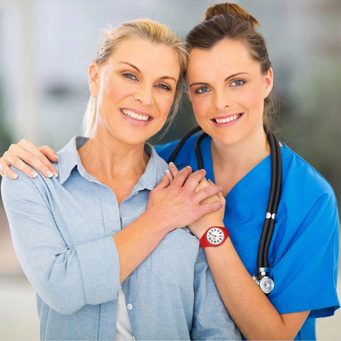 GOLDEN HOUR Waterproof Sports Analog Unisex Watches for Nurse Medical Professionals, Students - Military Time Glowing Easy to Read Dial, Jelly Sil...