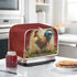 4 Slice Toaster Covers Dust Protection Bread Maker Covers Toaster Oven Cloth Cover Sunflower Kitchen Accessories Washable Appliance Cover for Wome...
