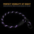 BronzeDog Rope Pro Training Dog Collar Braided No Pull Quick Release Round Lead Collars for Dogs Small Medium Large Puppy (S - 17.7" Long, Purple)...
