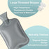 Hot Water Bottle with Soft Cover, 2L Classic Rubber Hot Water Bag for Menstrual Cramps, Feet Warmer, Neck, Shoulders Pain Relief, Hot Cold Pack Wo...