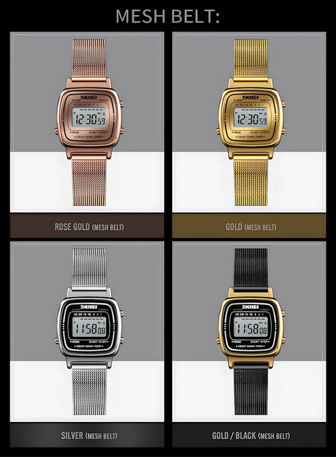 MASTOP Women's Quartz Watches Ultra-thin Gorgeous Simple Petite Wrist Watches Small Dial Mesh Steel Bracelet...