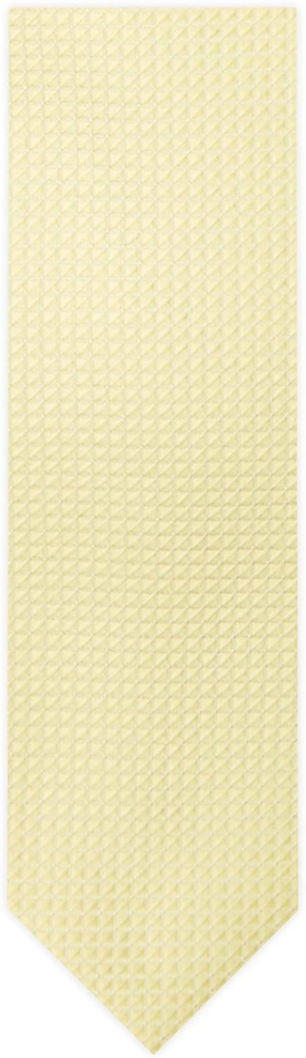 Jacob Alexander Men's Ultra Skinny Woven Subtle Mini Squares Neck Tie...