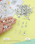 JIALEEY 100pcs Fork Knife Spoon Pan Tableware Charms Beads Necklace Pendants DIY for Jewelry Making and Crafting, Tibetan Silver Plated Tableware ...