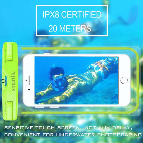 Waterproof Phone Pouch, Universal Waterproof Phone Case, Dry Bag Outdoor Beach Bag for iPhone 15 14 13 12 11 Pro Max XR SE XS 8 7 6S Plus, Galaxy ...