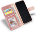 QLTYPRI for iPhone 11 Case Wallet Case Bling Shiny Glitter Flip Folio Case Full-Body Protective Cover Card Slots Magnetic Closure Kickstand Wrist ...