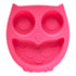 Suction Silicone Baby Plate/Bowl- Child Divided Plates Toddler and Kids Non-Slip Grip Dish Safe for Microwave, Oven, and Dishwasher - Owl (Pink)...