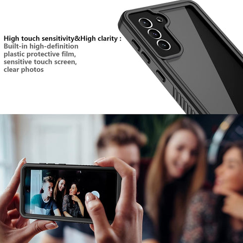 for Samsung Galaxy S22+Plus Case Waterproof,S22+Plus Case with Built-in Screen Protector,Full Body Shockproof Heavy Duty Protective Case for Samsu...