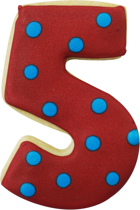 R&M International Numbers 3" Cookie Cutters, Assorted Colors, 9-Piece Set...
