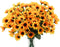 Uieke 6 Bundles Sunflowers Artificial Flowers Daisy Mums Fake Flowers Outdoor UV Resistant No Fade Fall Flowers 24 Stems Greenery Shrubs Indoor Ou...