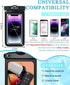 Universal Waterproof Phone Pouch 3 Pack, IPX8 Phone Water Protector Pouch Case Bag Lanyard Compatible iPhone 14 13 12 Pro Max Samsung Galaxy S22, ...