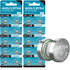 Cotchear 20pcs AG5 Button Cell Battery 1.5V 393A LR754 SR48 AG5 Alkailine Coin Batteries...