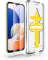for Samsung A14 (2 Pack) 1 easy install frame Silk Print screen protector...