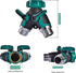 2 Way Hose Splitter Y Connector with Comfortable Rubber Grip and 360 °Rotatable Top Quick Connect Garden Hose Tee Equipment Valve Shut Off (Dark G...