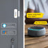 Smart Wifi Door/Window Sensor for Home| No Hub Required| Free App Alert, Works with Tuya Smart Life Devices, Compatible with Alexa, Google Home, S...