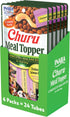 INABA Churu Meal Topper for Dogs, Complete & Balance, Creamy, Lickable Purée Dog Food Topper, 0.5 Ounce Tube, 24 Tubes (4 per Pack), Chicken with ...
