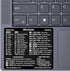 Synerlogic Windows PC Reference Keyboard Shortcut Sticker | Vinyl, No-Residue Adhesive Windows Shortcut Sticker for PC Laptop or Desktop | Shortcu...