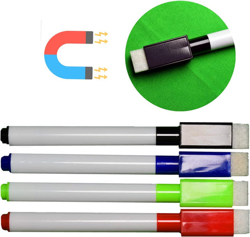 Dry Erase Board Fridge Whiteboards?2 Pack?12 x 8 inch Notice Boards Markers for Home Kitchen Office?White?...