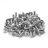 60 Pcs M6x15mm Stainless Steel Flat Head Hex Socket Cap Bolts Screws Countersunk Connector Fastener...