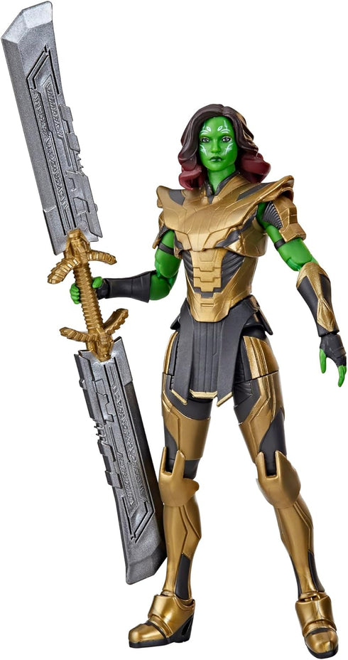 Marvel Legends Series Warrior Gamora, What If...? Collectible 6-Inch Action Figures, Ages 4 and Up...