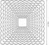 Metal Nested Square Frame Cutting Dies, Bow Wavy Layering Background Die Cuts for Card Making Scrapbooking DIY Etched Craft Stencil Embossing Tool...