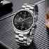 GOLDEN HOUR Fashion Business Mens Watches with Stainless Steel Waterproof Chronograph Quartz Watch for Men, Auto Date...