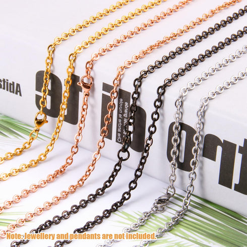 Fesorsi 60ft Steel Chain for Jewelry Making, Plated Chains 6 Rolls Extender Link with Lobster Clasps Jump Rings and Plier, DIY Chains Bulk Making ...