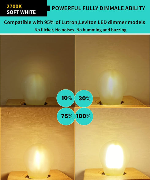 AMDTU E26 Globe Light Bulbs, Frosted G16.5 Edison Light Bulb Led 60 watt 600lm 2700k Soft White,Dimmable Vintage Warm Chandelier Light Bulbs for B...